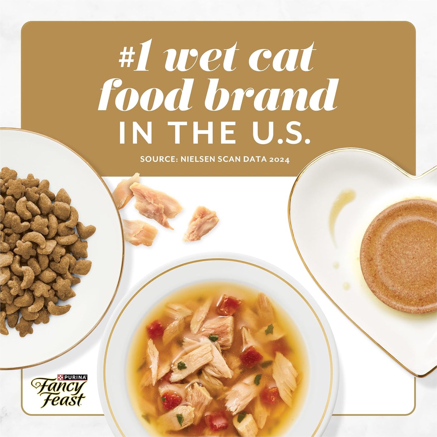Purina Fancy Feast Petites 2.8 Ounce Tubs