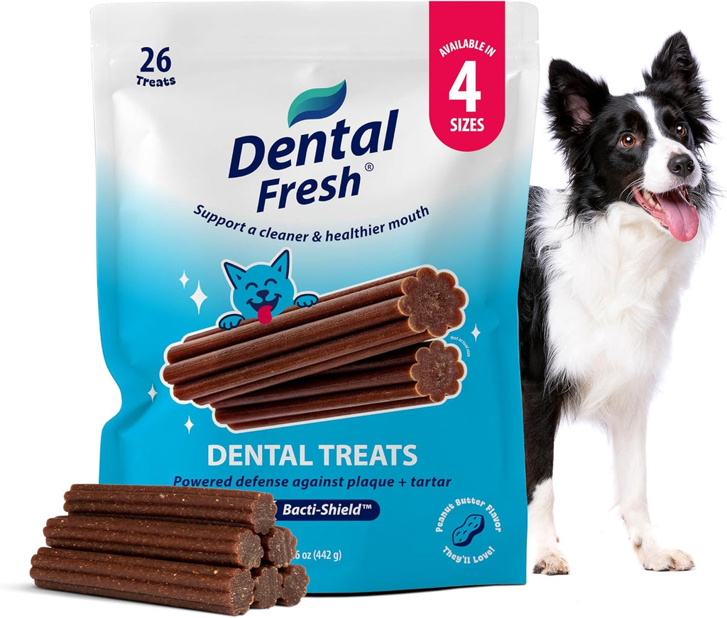 Dental Fresh Dental Treats for Large Dogs, Vet-Formulated Teeth Cleaning Dental Sticks to Help Reduce Plaque and Tartar and Freshen Breath, 15 Count Brush Free Dental Chews for Dogs 50 lbs and Up - Image 10