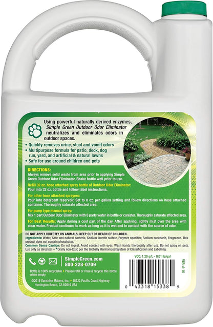 Simple Green pet odor remover for artificial grass