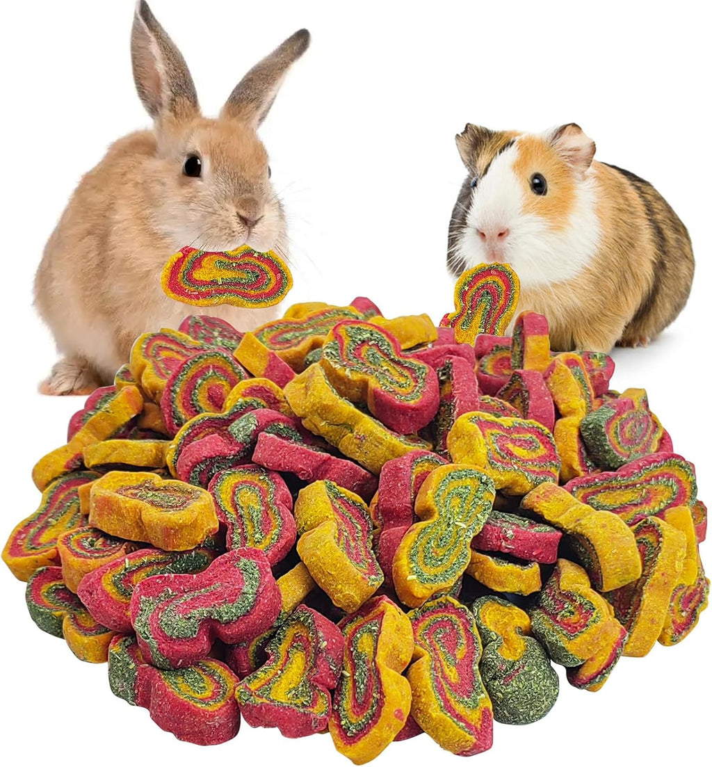 Fhiny 12 PCS Rabbit Timothy Hay Chips Toys, Natural Bunny Molar Treats with Herbal Flowers Rabbit Chew Toys for Teeth Small Animal Snacks for Rats Chinchillas Guinea Pigs Hamsters - Image 11