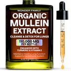 Wonder Family Mullein Leaf Extract and Chlorophyll Lung Detox front view