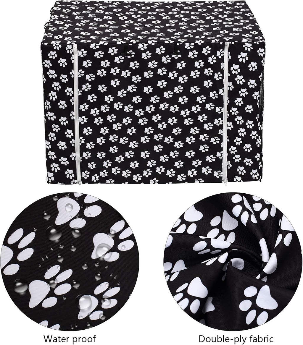 Premium imported pet enclosure cover highlighting heavy duty zipper teeth and dual door functionality