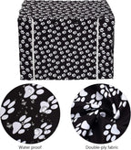 Premium imported pet enclosure cover highlighting heavy duty zipper teeth and dual door functionality