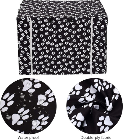 Premium imported pet enclosure cover highlighting heavy duty zipper teeth and dual door functionality