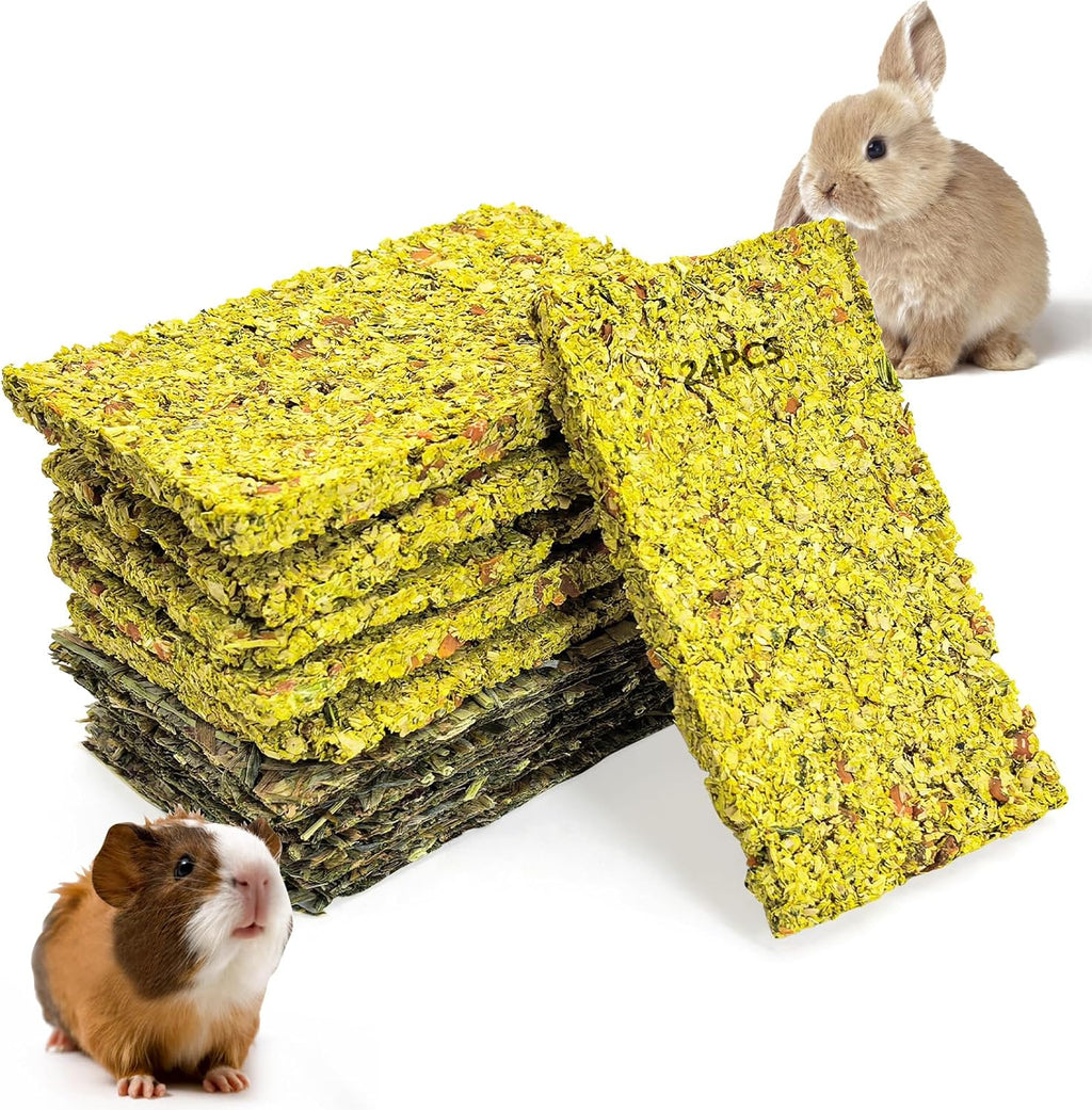 Fhiny 12 PCS Rabbit Timothy Hay Chips Toys, Natural Bunny Molar Treats with Herbal Flowers Rabbit Chew Toys for Teeth Small Animal Snacks for Rats Chinchillas Guinea Pigs Hamsters - Image 12