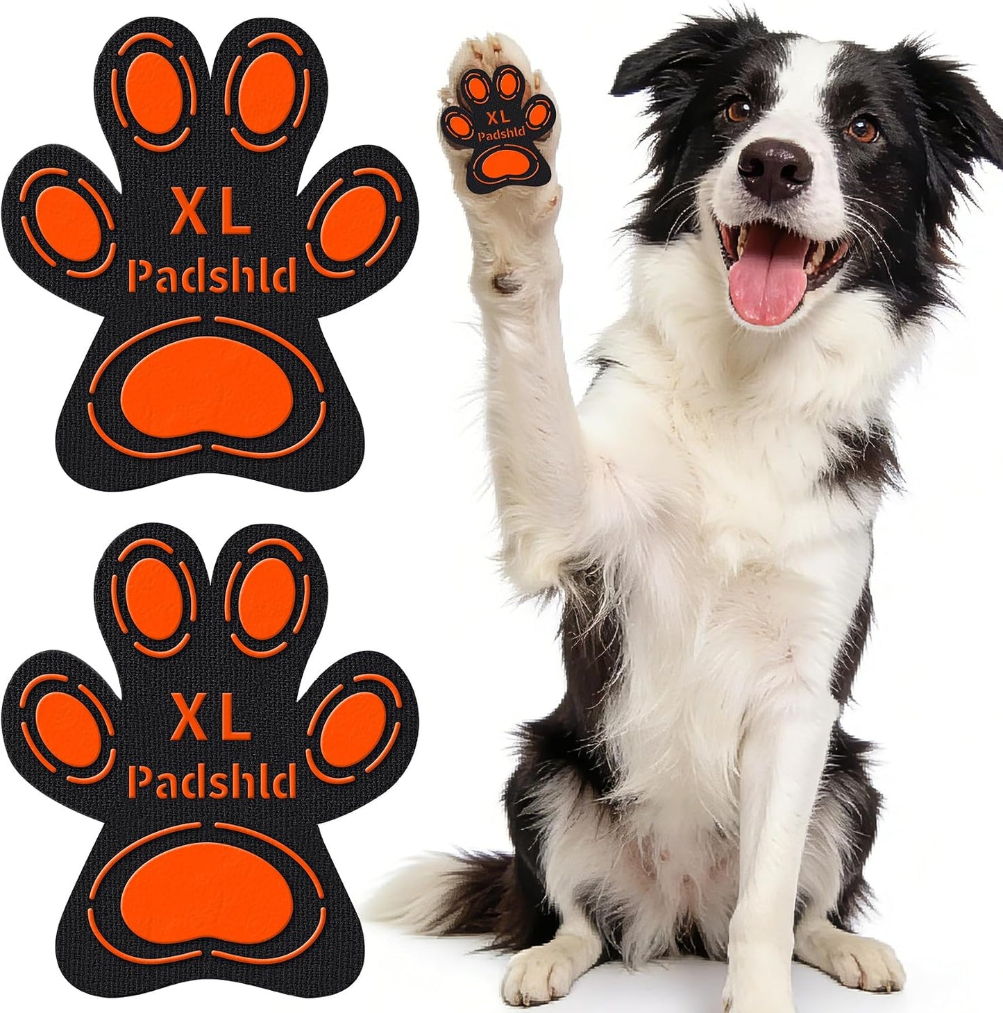 Padshld Anti Slip Dog Paw Pads XL front view packaging