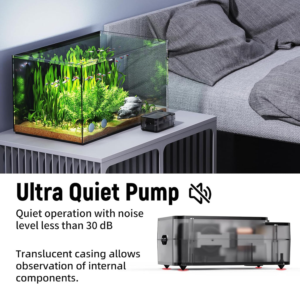 Aquasmith air pump with air stone bubbler accessory
