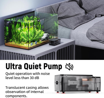 Aquasmith air pump with air stone bubbler accessory