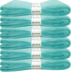 Godyoy cat litter refill bags six pack front view showcasing mint green continuous rolls.