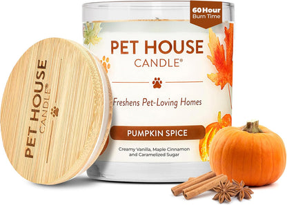 One Fur All Pet House Vanilla Candle Plant-Based/Soy - Clean Burning Scented, Long Lasting Pet Odor Candle for Home - Fresh Citrus - Image 11