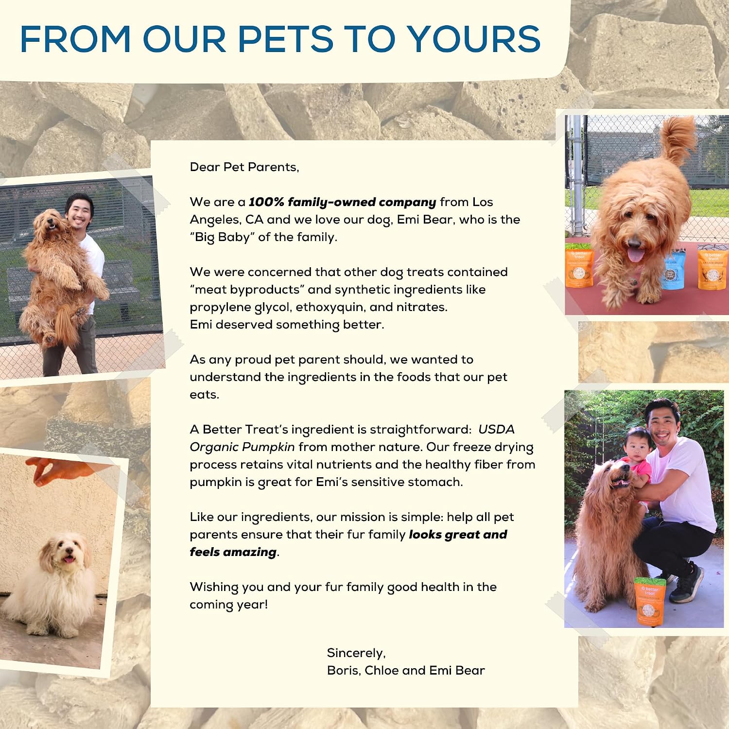 Rehydrated organic pumpkin treat showing soft texture suitable for sensitive stomach pets