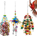 Complete package set showing all four pieces of the Seenelling large bird toy collection