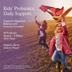 Garden of Life kids probiotic berry cherry flavor tablets container