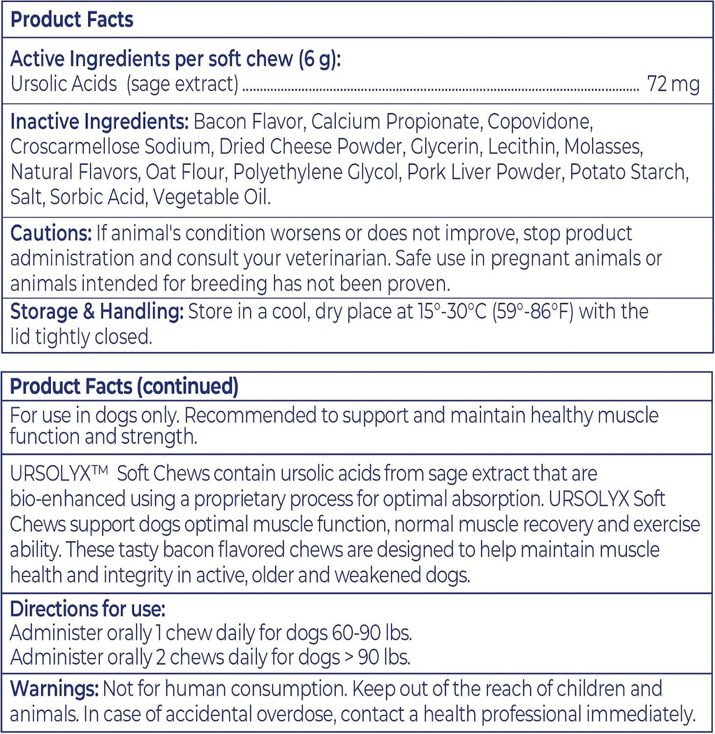Virbac URSOLYX authentic imported pet health supplement bottle display