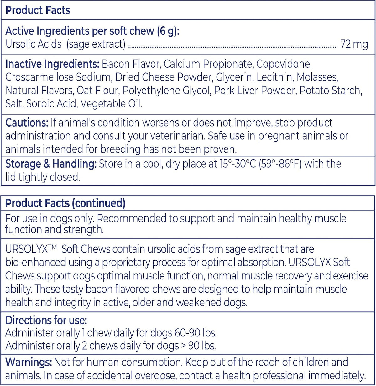 Virbac URSOLYX authentic imported pet health supplement bottle display