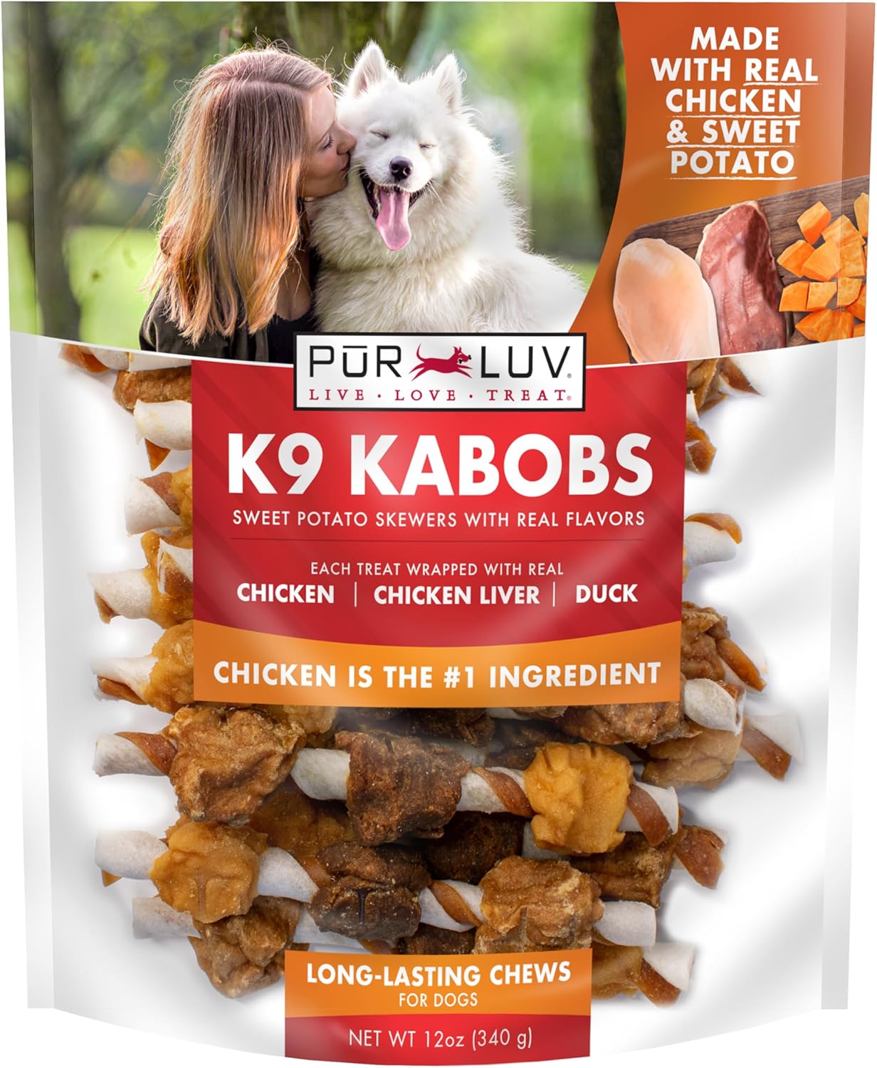 Pur Luv Chicken Jerky Dog Treats, Made with 100% Real Chicken Breast, 16 Ounces, Healthy, Easily Digestible, Long-Lasting, High Protein, Satisfies Dog's Urge to Chew - Image 11