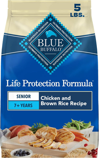 Blue Buffalo Life Protection Formula Chicken & Brown Rice Senior Dry Dog Food, Supports Immunity with Antioxidant-Rich LifeSource Bits, Promotes Healthy Muscle Development, Skin & Coat Health, 40 lbs - Image 11