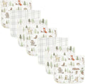 Hudson Baby muslin burp cloths 7 pack front view