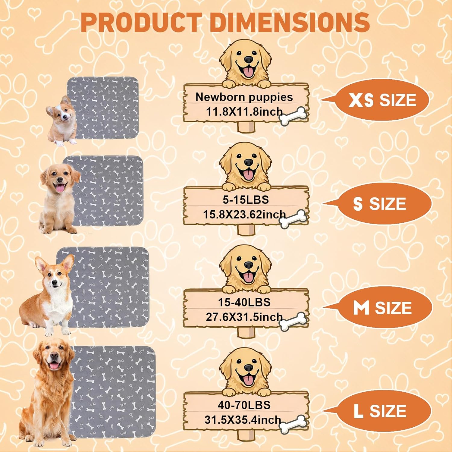 Dog using Comasua reusable potty pad indoors