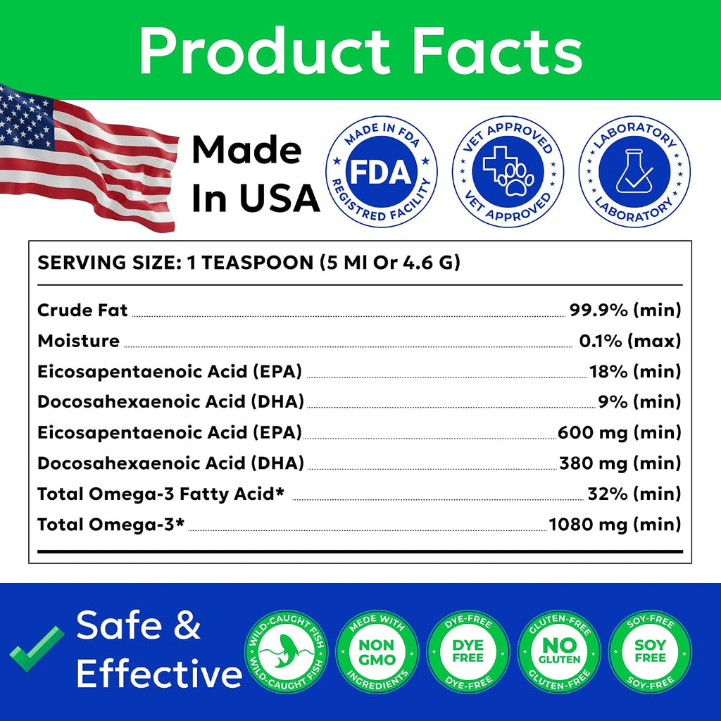 BARK&SPARK Wild Alaskan Fish Oil blend for joint health and immune support in pets