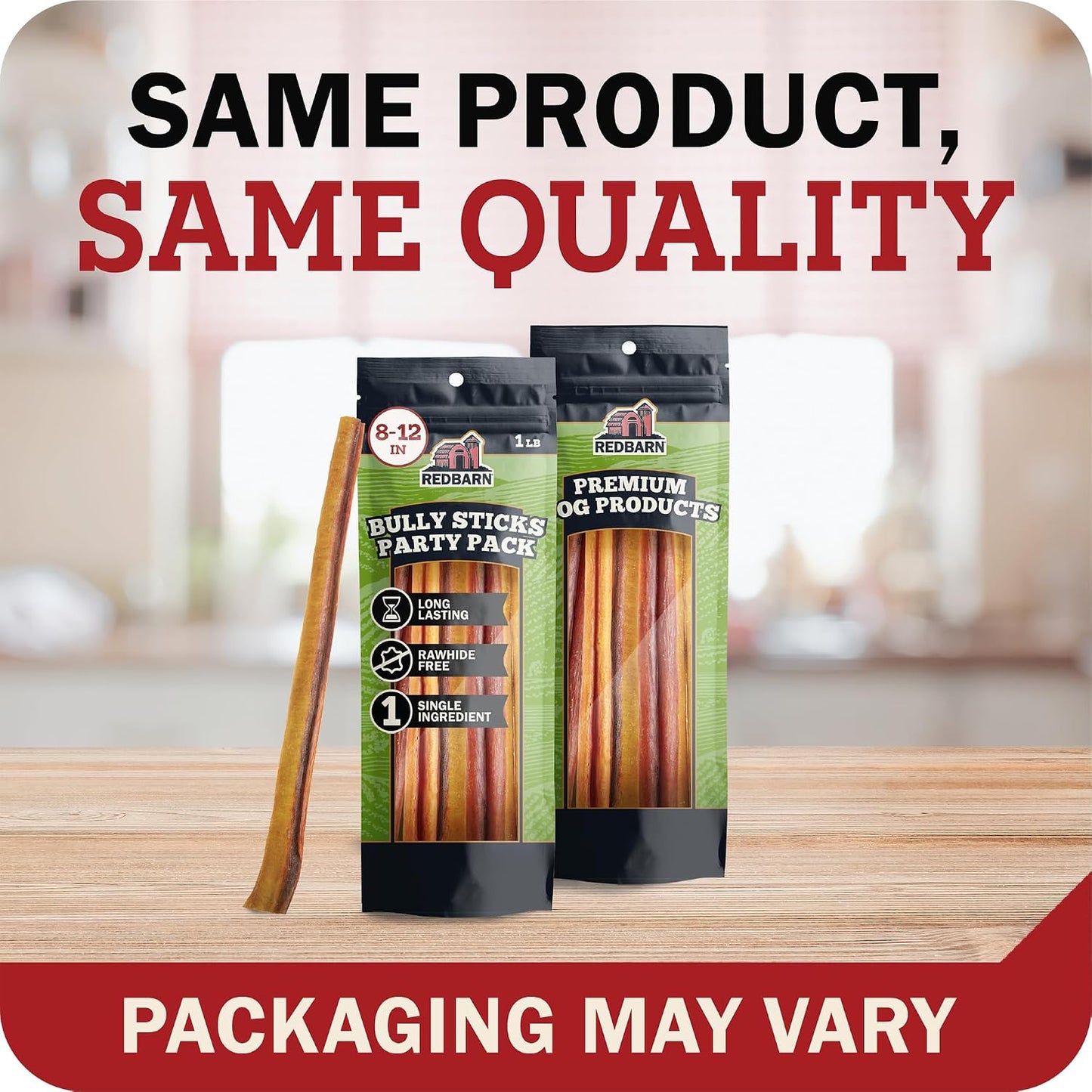Redbarn Pet Products All Natural 5"-8" Bully Sticks for Small & Large Dogs - Healthy Long Lasting Chews Variety Party Pack - 100% Beef Single Ingredient Low Odor Rawhide Free Dental Treats - 8 oz Bag - Image 15