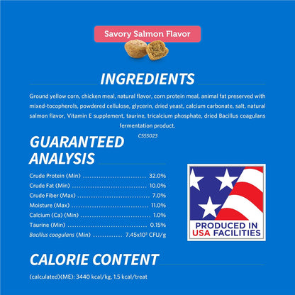 Purina USA manufactured cat dental chews ingredients label detail