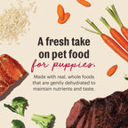 The Honest Kitchen puppy food 7 pound bag serving instructions