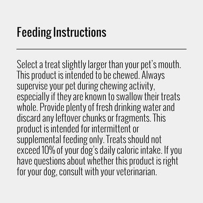 Nutritional label of Good 'n' Fit imported dog chews