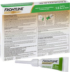 Side view of Frontline Gold spot on treatment for cats over 1.5 pounds