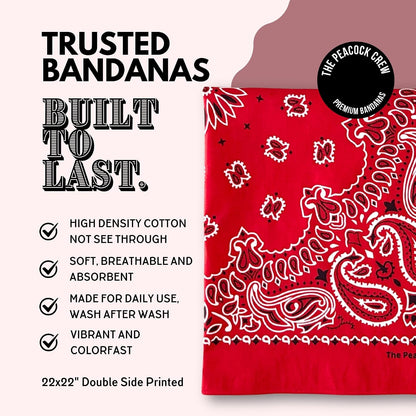 Durable double sided printed paisley square wraps for men and women