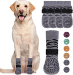 KOOLTAIL Dog Socks Shoes for Hot Pavement to Prevent Licking Paws, Winter Dog Boots&Paw Protector for Hardwood Floors Anti Slip,Traction Control Grip Booties for Small Medium Large Senior Dogs,Black M - Image 11
