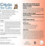 Catego fast acting cat flea treatment topical drops applicator tip demonstration for easy skin application