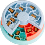 Outward Hound by Nina Ottosson Lickin' Layers 3-in-1 Interactive Dog Feeder Puzzle, Lick Mat & Slow Feeder Bowl - Mental Stimulation Toy for Medium & Large Dogs, 2 Cup Capacity, 10.4 in x 2.8 in - Image 11