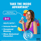 Digestive Advantage probiotic gummies 80 count packaging label