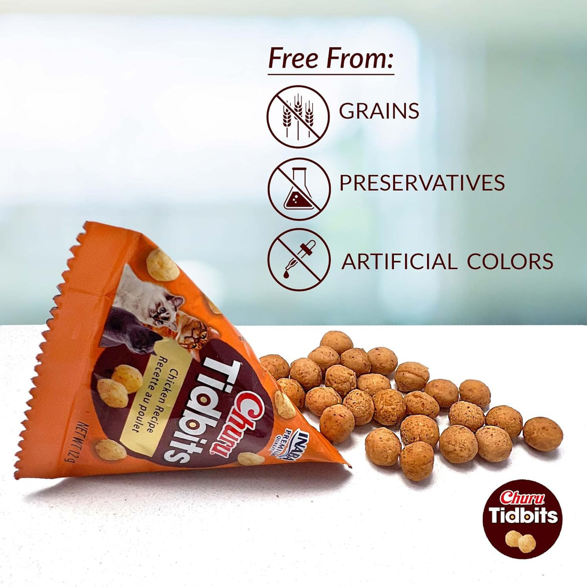 Inaba Churu Tidbits individual serving packs for cats