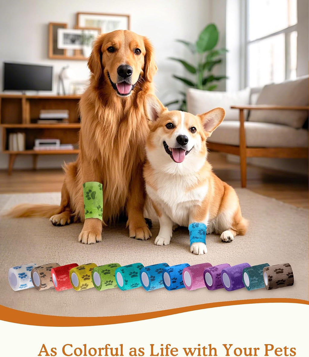 Individual packaging of Fripup cohesive bandage rolls