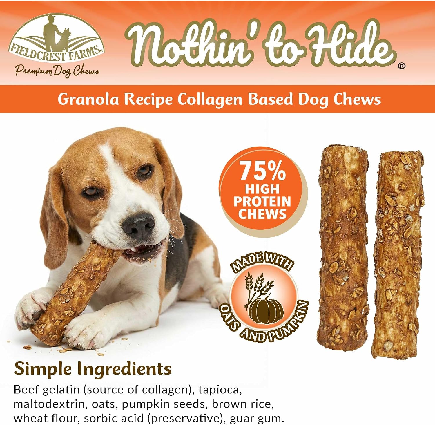 Two pack collagen rolls for small dogs