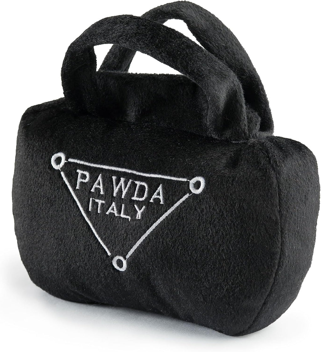 Haute Diggity Dog Barkin Bag with Scarf, Plush Designer Dog Toys with Interactive Squeaker, Stimulating Pet Enrichment, Machine-Washable & Safe Materials for All Breeds, Size Small - Image 12