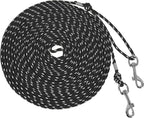 Reflective Cat Leash -50FT Cat Cable Out Escape Proof Walking Leads Yard Long Durable Safe Personalized Extender Leash Traning Play Outdoor for Puppies/Kittens/Rabbits/Small Animals - Image 11