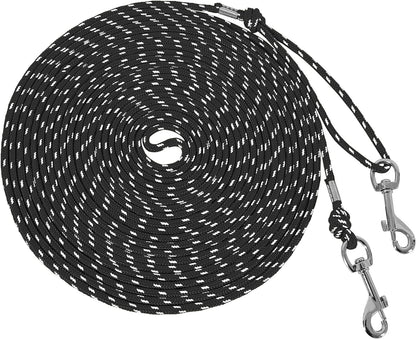 Reflective Cat Leash -50FT Cat Cable Out Escape Proof Walking Leads Yard Long Durable Safe Personalized Extender Leash Traning Play Outdoor for Puppies/Kittens/Rabbits/Small Animals - Image 11