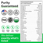 BARK&SPARK imported daily dog vitamins with probiotics for gut health