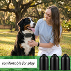 Durable silicone prong covers designed to prevent scratches on puppy skin.