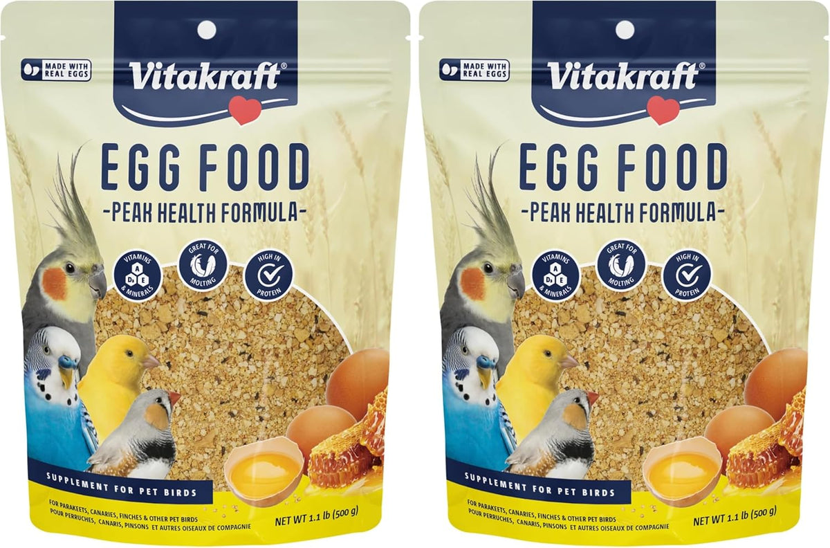 Vitakraft VitaSmart Egg Food for Birds - Daily Supplement for Parrots, Parakeets, Cockatiels, and Canaries - Bird Calcium Supplement 1.1 Pound (Pack of 1) - Image 9