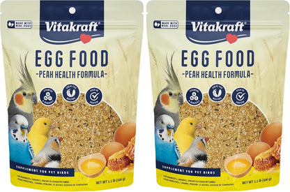 Vitakraft VitaSmart Egg Food for Birds - Daily Supplement for Parrots, Parakeets, Cockatiels, and Canaries - Bird Calcium Supplement 1.1 Pound (Pack of 1) - Image 9