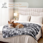 CAPT.SNOOZE machine washable dog bed protector being folded neatly for travel storage