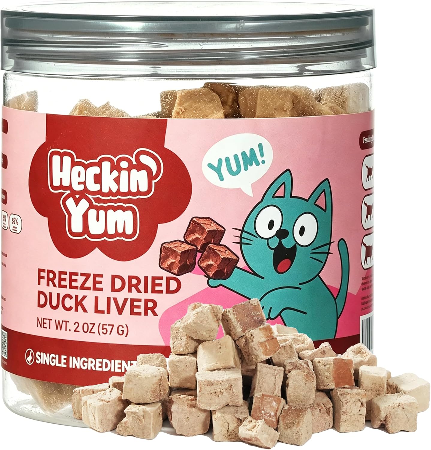 Freeze-Dried Chicken Hearts Cat|Dog Treats|Single Ingredient|High Protein Healthy Pet Food Toppers|Training Snacks,2oz - Image 9