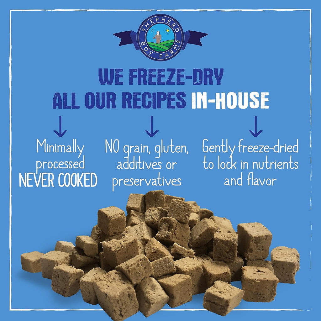 Authentic USA imported premium freeze dried pet food packaging