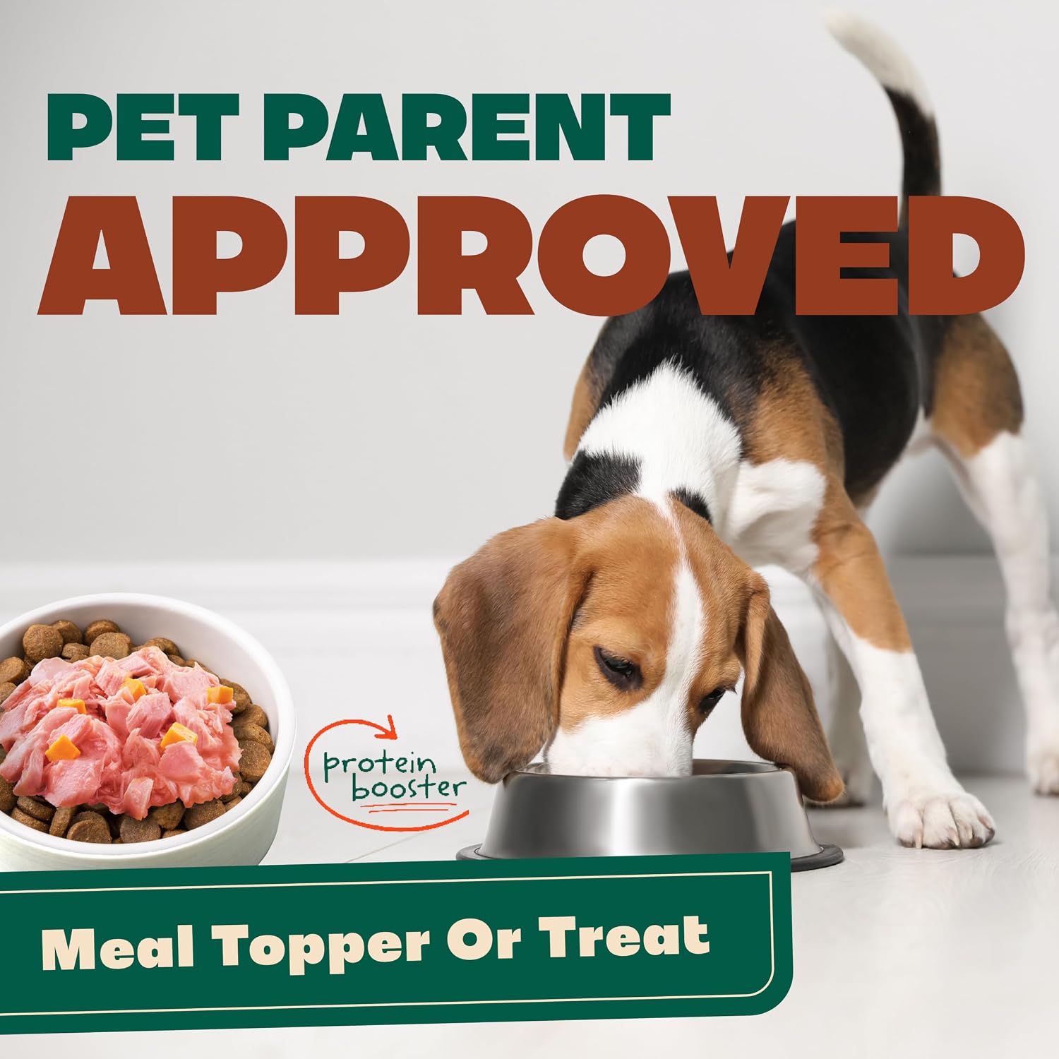 Case of twenty NATOO salmon with pumpkin wet meal enhancers for picky eaters.
