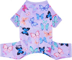 Dog Pajamas Spring Summer Dog Clothes for Small Medium Dogs Girl Boy Cute Soft Puppy Pjs Clothes Doggie Onesies Cat Pet Jammies Outfit (Blue Dinosaur, X-Small) - Image 11