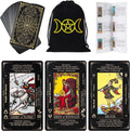 Fofeadm Tarot Cards with Guide Book front view of deck